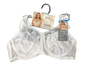Bali, Flower Bali, Underwire, Bra, White
