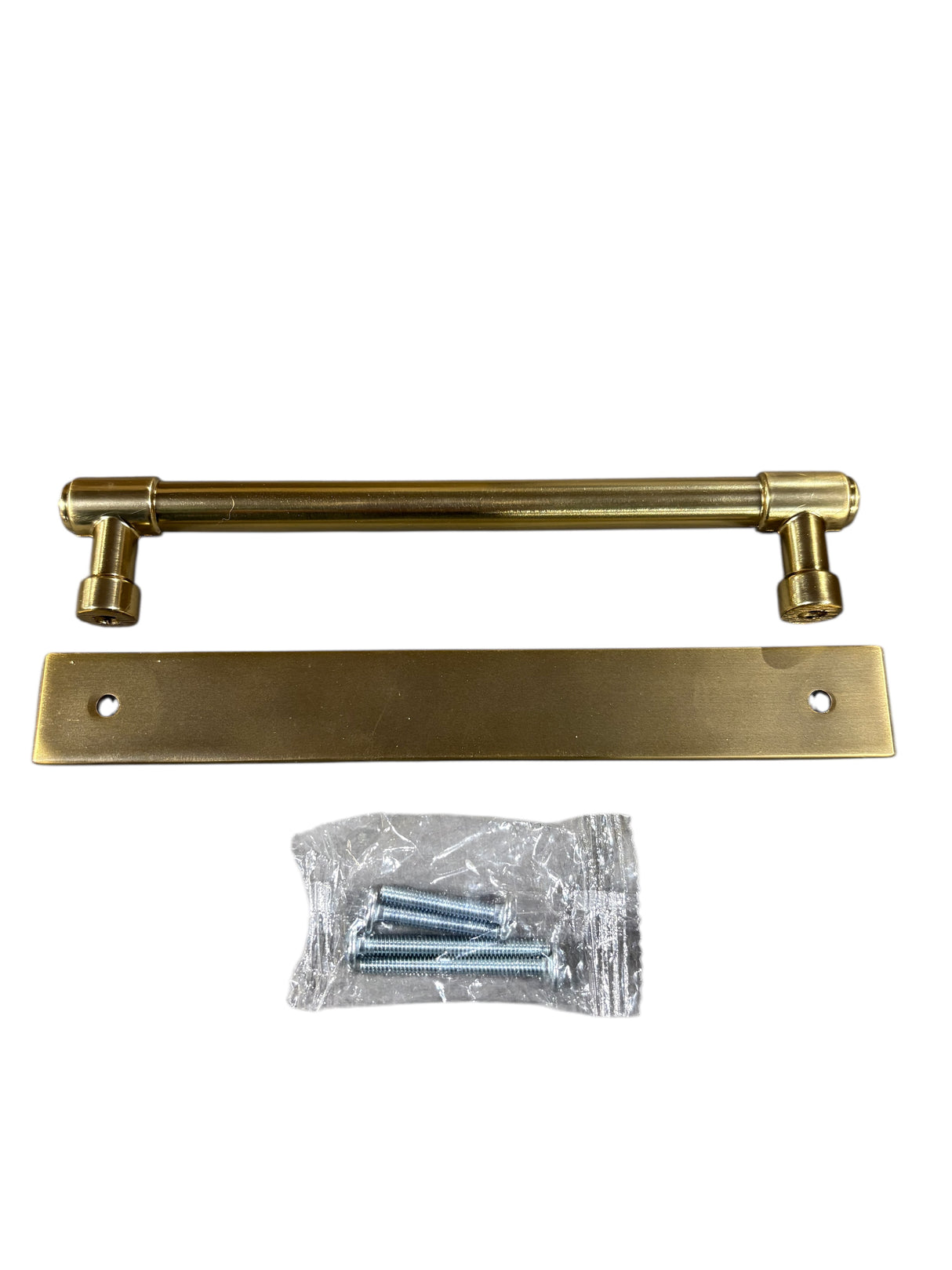 Khtumeware, Champagne Bronze, 6in, Cabinet Pulls, Backplate, Pack of 5 - Cabinet Handles - Freeman Liquidators - [product_description]