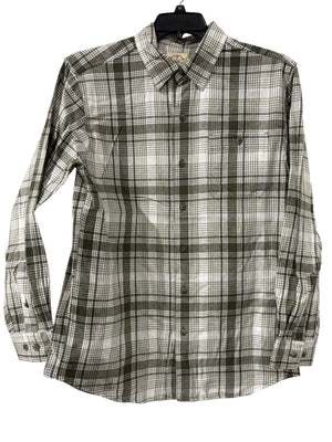 Blue Mountain, Men's, Flannel, Shirt, Green Plaid