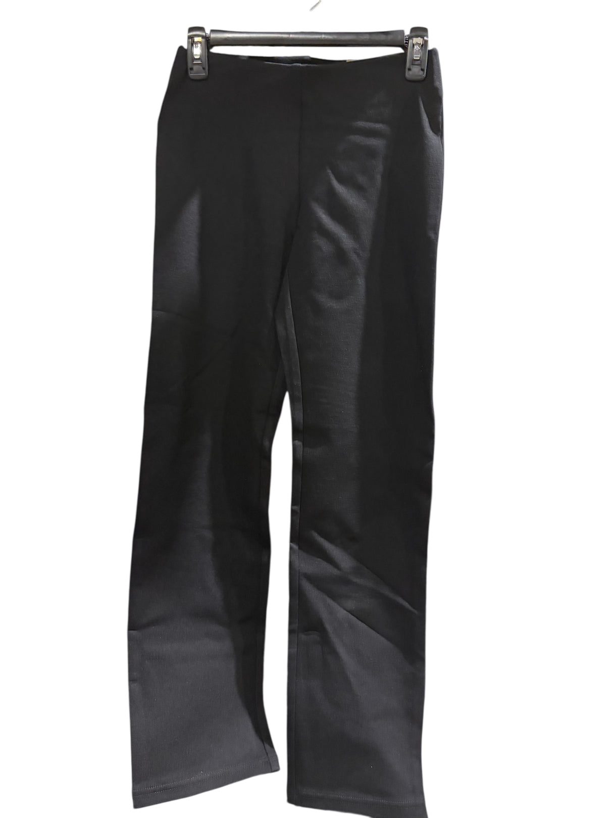 JM Collection, Women's, Ponte Knit, Pull On, Ankle Pants, Deep Black