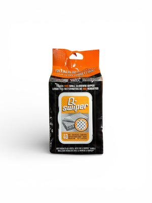 Proud Grill Company Proud Grill 6 x 8 in. Q-Swiper BBQ Grill Cleaning Wipes Refill  40 Count - Image 1
