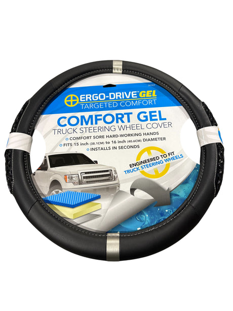 Ergo Drive, Comfort Gel, No Mesh, Truck, Steering Wheel Cover - Steering Wheel Cover - Freeman Liquidators - [product_description]