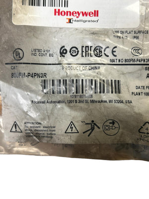 Allen-Bradley, 800FM-P4PN3R, 22mm Pilot Light, RED, Integrated LED Module - NEW IN ORIGINAL PACKAGING - FreemanLiquidators - [product_description]