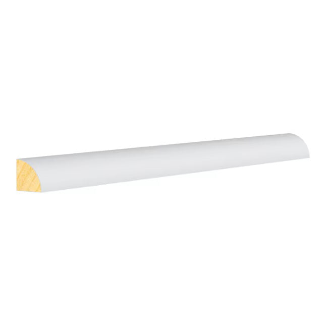 Primed Finger Joint Pine Quarter Round 11/16" X 11/16" X 12' - IN STORE PICKUP ONLY - Quarter Round - Freeman Liquidators - [product_description]