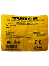 Turck, RS 4.4T-2, Cordset, SINGLE ENDED, M12 EUROFAST, STRAIGHT MALE CONNECTOR - NEW IN ORIGINAL PACKAGING - FreemanLiquidators - [product_description]