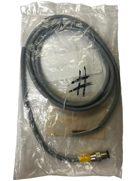 Turck, RS 4.4T-2, Cordset, SINGLE ENDED, M12 EUROFAST, STRAIGHT MALE CONNECTOR - NEW IN ORIGINAL PACKAGING - FreemanLiquidators - [product_description]