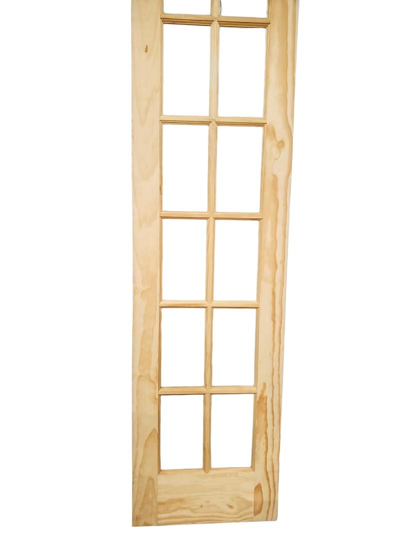 DOOR SLAB 12 LITE WOOD GRAIN 24 IN X 80 IN  STORE PICKUP ONLY - FreemanLiquidators - [product_description]