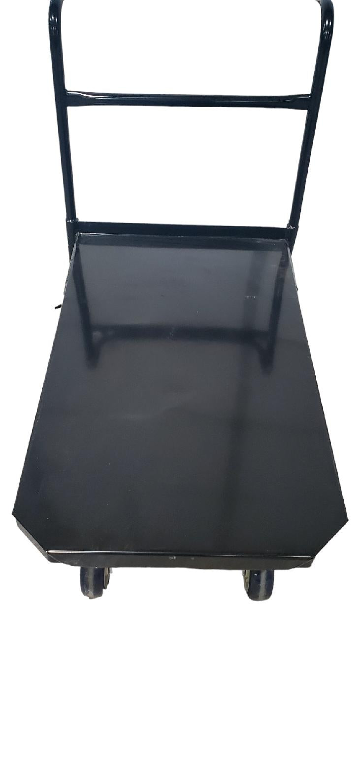 Black Utility Cart  45 x 26 STORE PICKUP ONLY - FreemanLiquidators - [product_description]