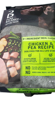 Pure Balance Chicken & Pea Recipe Dry Dog Food, Grain-Free, 24 lbs store pickup only - FreemanLiquidators - [product_description]