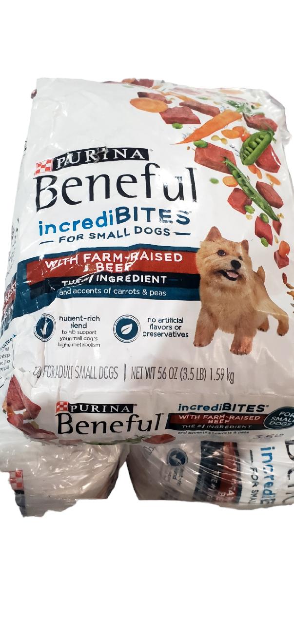 Purina Beneful Incredibites with Farm Raised Beef 3.5 LB  STORE PICKUP ONLY - FreemanLiquidators - [product_description]