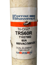 MERSON, FERRAZ SHAWMUT, TRS60R, TIME DELAY, CURRENT LIMITING FUSE, CLASS RK5 - New NO Box - FreemanLiquidators - [product_description]