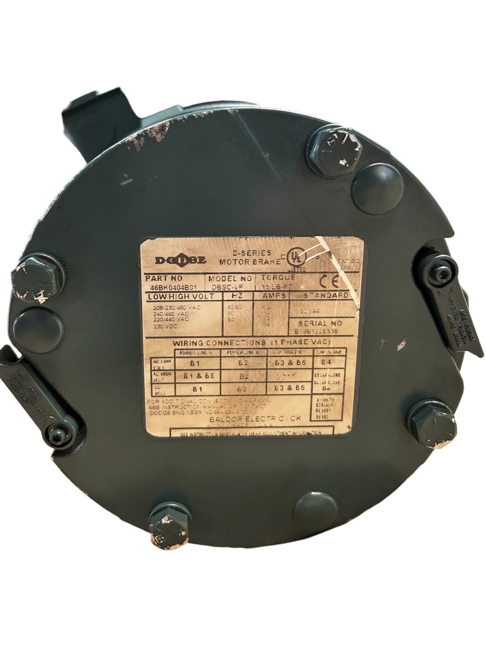 Baldor-Reliance Motor, VBM3611T-D, 3HP, 1750RPM, 3PH, 60HZ, 182TC, 3542M, TEFC, F3 -New No Box - FreemanLiquidators - [product_description]