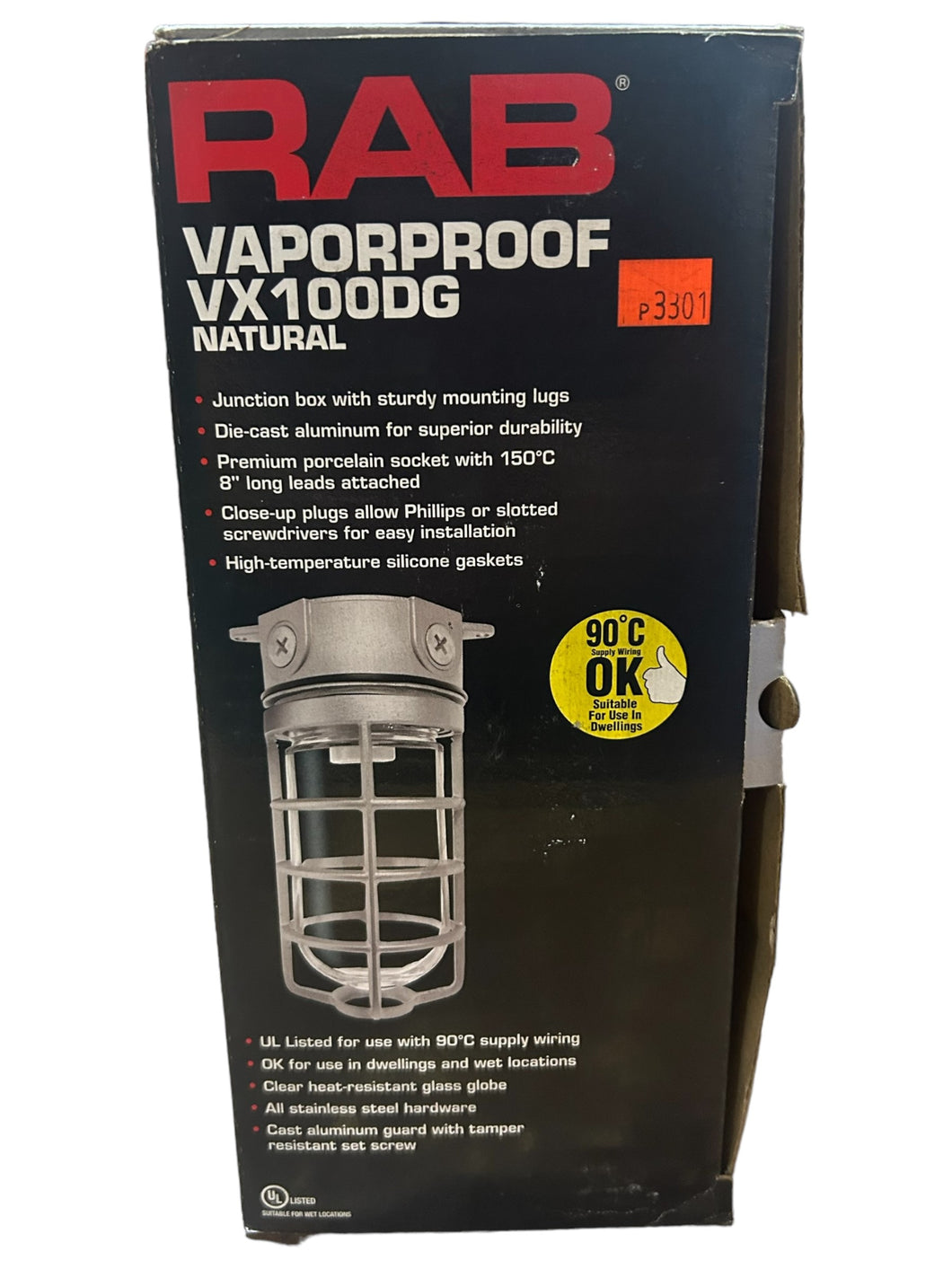 RAB VX100DG Vaporproof - FreemanLiquidators - [product_description]