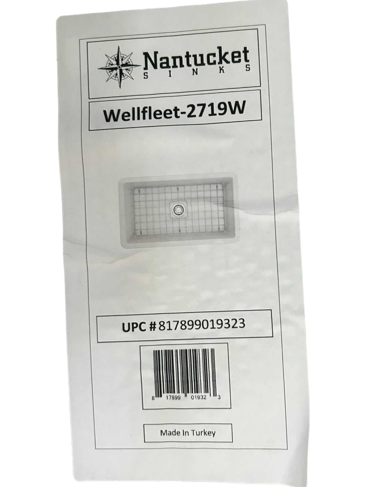 Nantucket Wellfleet-2719W Cape Collection 27-Inch Undermount Fireclay Kitchen Sink Wellfleet - NEW IN BOX - FreemanLiquidators - [product_description]