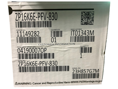 Copeland, Scroll, Compressor, ZP16K6E-PFV-830, R410A, 16,000BTU, 208/230Vac, Single Phase - FreemanLiquidators - [product_description]