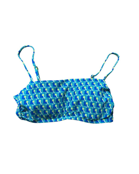 Time And Tru, Women's, Bralette, Swim Top, Geo Print - Women's Swimwear - Freeman Liquidators - [product_description]