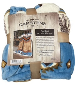 Carstens, Cactus, Throw Blanket, 54x68 - DOMESTIC - Freeman Liquidators - [product_description]