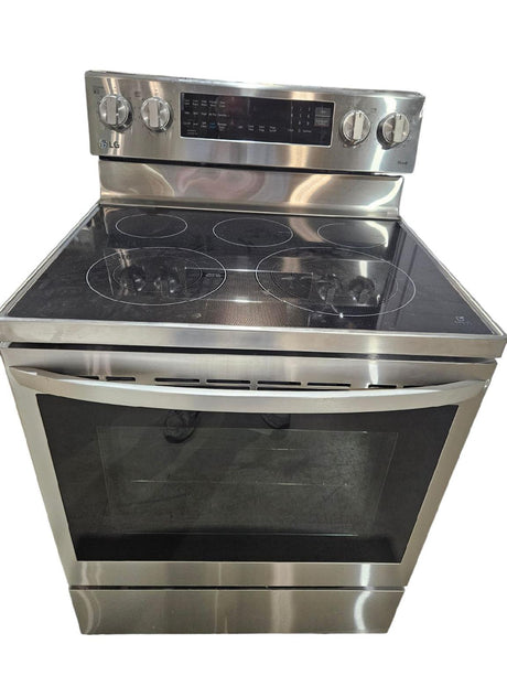 87ER LG LREL6325F 30 Inch Slide-In Smart Electric Range with Air Fry  6.3 cu. ft. Oven Capacity Store Pick-Up - Freeman Liquidators