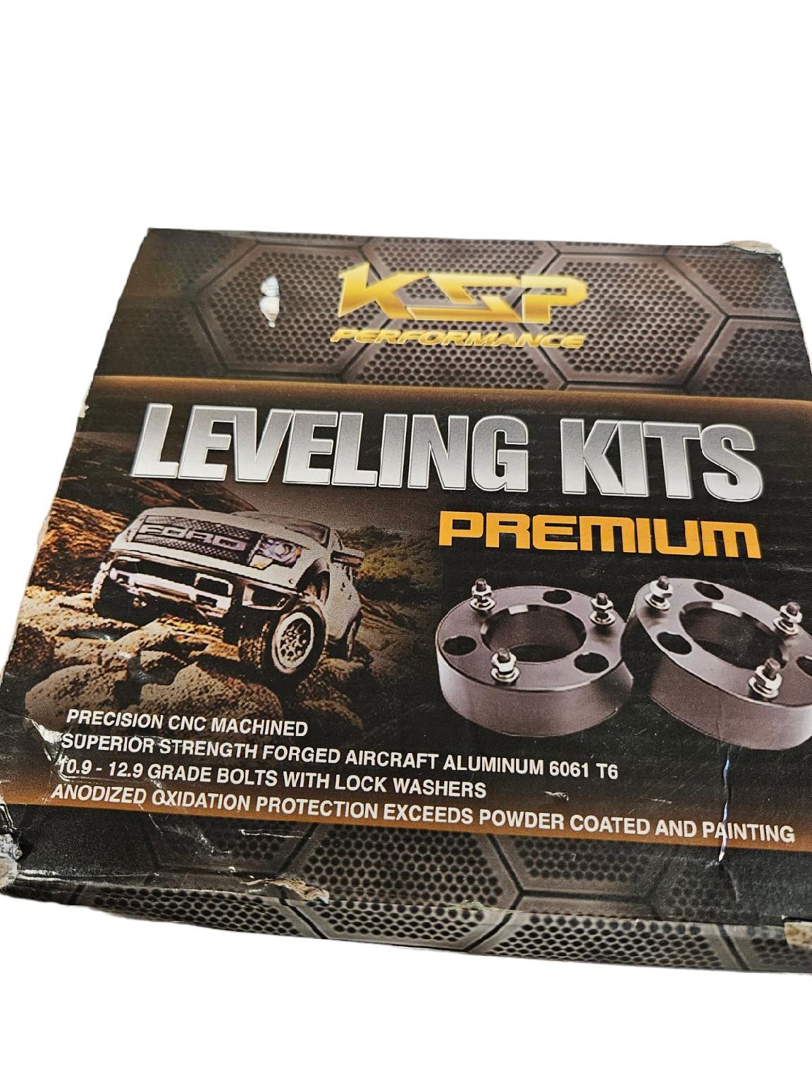 KSP 3" Tundra Front Leveling Lift Kits for Toyota Tundra 2007-2022 Sequoia 2007-2021 2WD 2X2 4WD 4X4 (Pack of 2PCS Aluminum Lift Spacers) - Freeman Liquidators