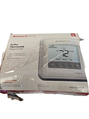 Honeywell T4 Pro Programmable Thermostat 1h/1c  TH4110U2005 -  Damaged Packaging - FreemanLiquidators - [product_description]