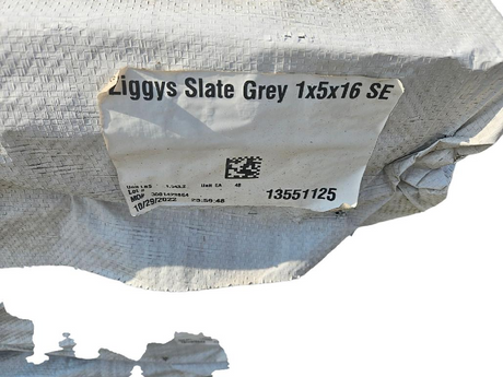 Ziggys MoistureShield  Slate Grey Composite Decking Sq Edge 1x5x16 1.99 per foot or 31.84 per board 13551125 STORE PICKUP ONLY - Freeman Liquidators