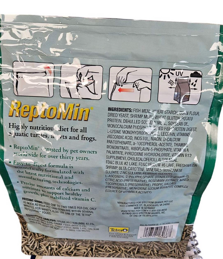 Tetra ReptoMin Floating Food Sticks for Turtles, Newts, and Frogs 2.64 Lb - Freeman Liquidators