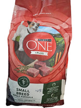 Load image into Gallery viewer, Purina One Plus Small Breed Adult Formula Natural 7.4 LB STORE PICKUP ONLY - FreemanLiquidators - [product_description]
