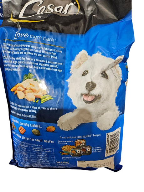 Cesar  Rotisserie Chicken And Spring Vegetables Dry Dog Food  5 Lb. STORE PICKUP ONLY - FreemanLiquidators - [product_description]