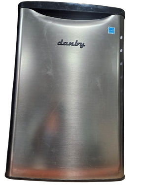 Danby 2.6 Cu.Ft. Mini Fridge, Free-Standing All Refrigerator for Bedroom, Living Room, Kitchen, Dorm, in Stainless Finish DAR026A2BSLDB=SD  STORE PICK-UP ONLY - Freeman Liquidators