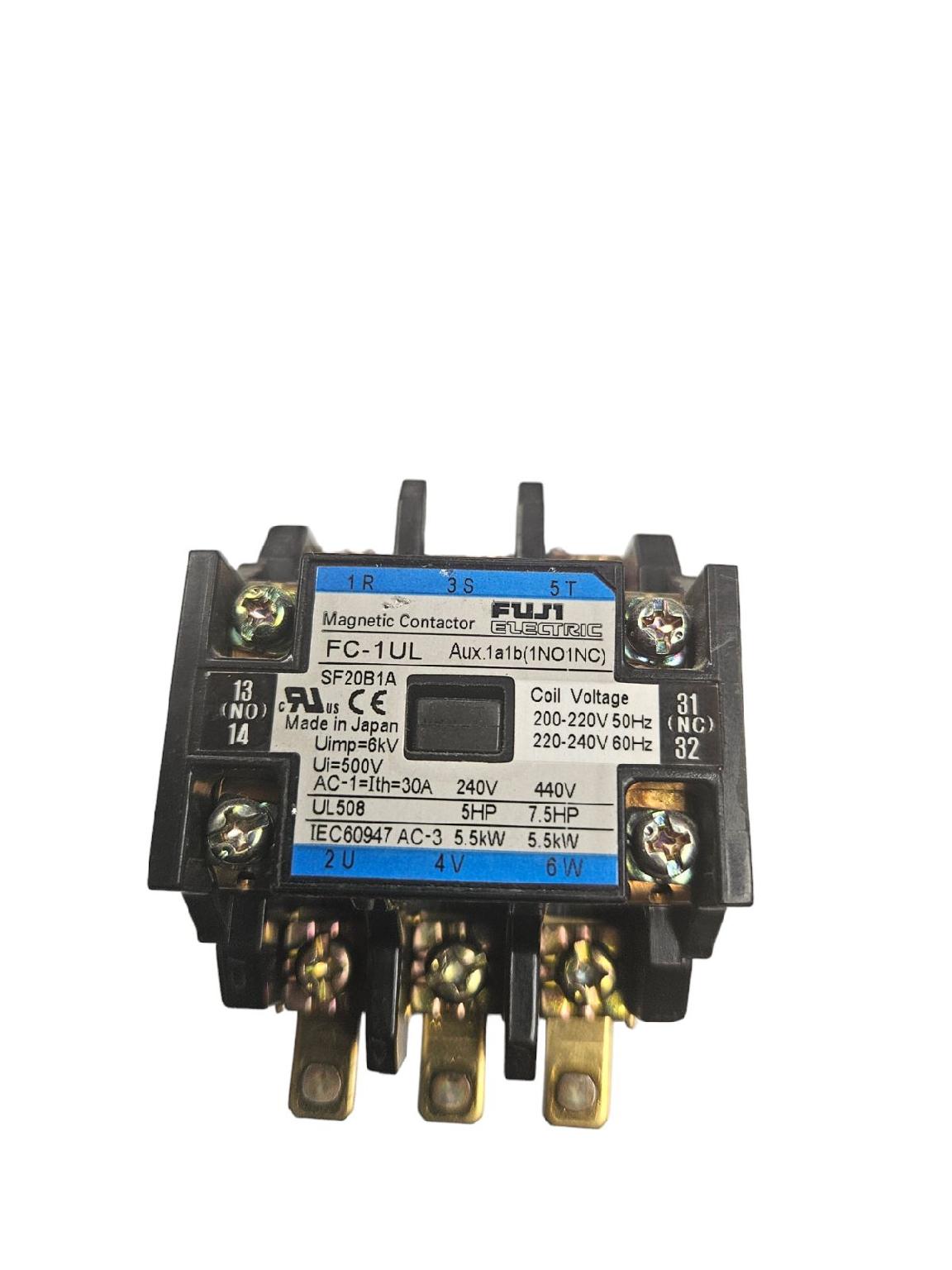 Fuji FC-1UL  AC110v AC Contactor - FreemanLiquidators - [product_description]