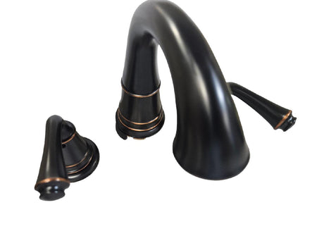 Design House Widespread Bathroom Faucet, Oil Rubbed Bronze 524579 - Freeman Liquidators