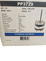 Pro Parts 1//3 HP Condenser Motor 208/230 Reversible PP3729 - Freeman Liquidators