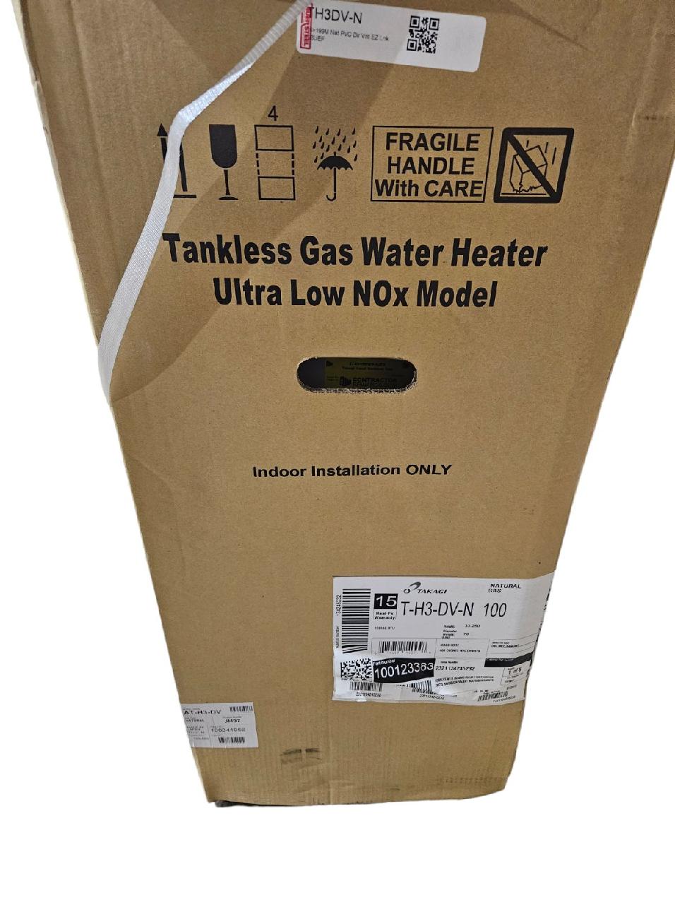 Takagi 199,000 BTU Tankless Water Heater Natural Gas T-H3-DV-N - FreemanLiquidators - [product_description]