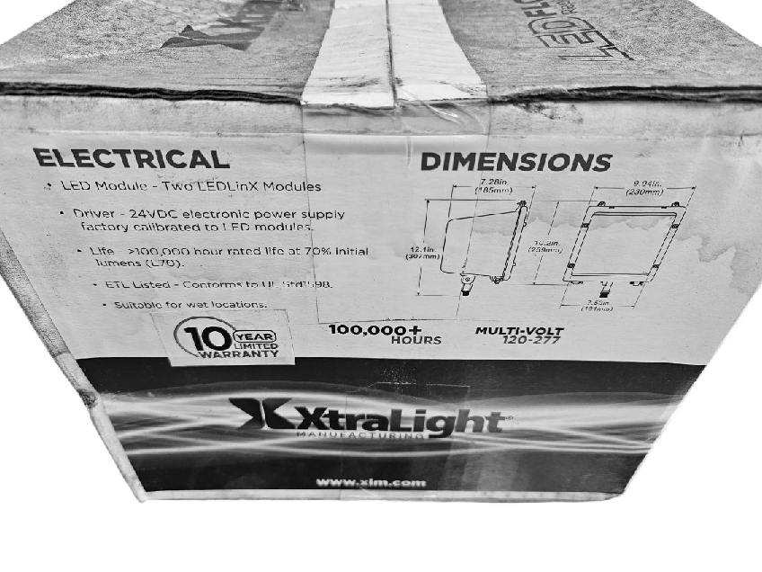 Xtralight 50 watt Led flood light LFLM-4500L-50K-Dim - Freeman Liquidators