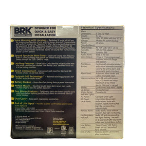 First Alert First Alert BRK SC7010BV Hardwired Talking Photoelectric Smoke and Carbon Monoxide (CO) Detector - Image 2