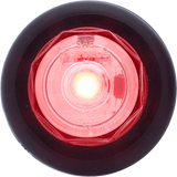 Clear lens red 3/4" LED non-directional marker/clearance light with A11GB grommet, .180 male bullets - FreemanLiquidators - [product_description]