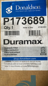 Donaldson, P173689, Fuel Filter, Spin On, Duramax - FreemanLiquidators - [product_description]