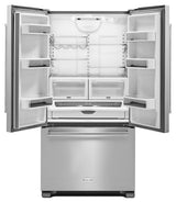 19REF KITCHENAID KRFC302ESS 22 cu. ft. Counter-Depth French Door Refrigerator - Stainless Steel STORE PICK-UP ONLY - FreemanLiquidators - [product_description]