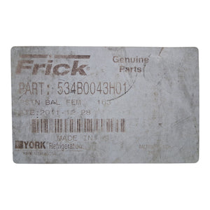 Frick 534B0043H01- 163 mm Female Balance Piston