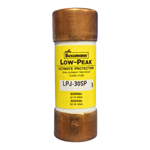 Eaton‑Bussmann LPJ‑30SP Time‑Delay Fuse — 30A, 600V, Class J