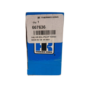 Thermo King Genuine OEM 12V 350psi Pilot Solenoid Valve — 667636