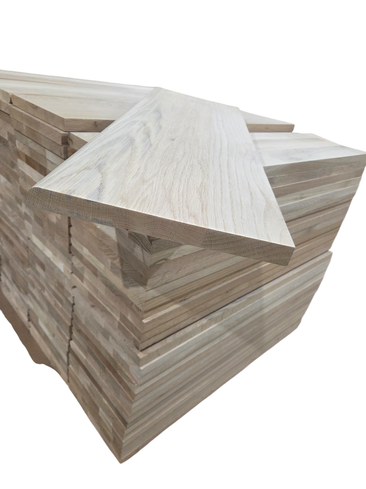 LONG BULL NOSE WHITE OAK TREADS 36” - Stair Treads - Freeman Liquidators - [product_description]