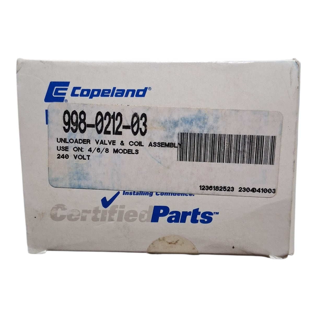 Copeland 998021203 — Unloader Valve & Coil Assembly (Models 4, 6, 8) - HVAC - Freeman Liquidators - [product_description]