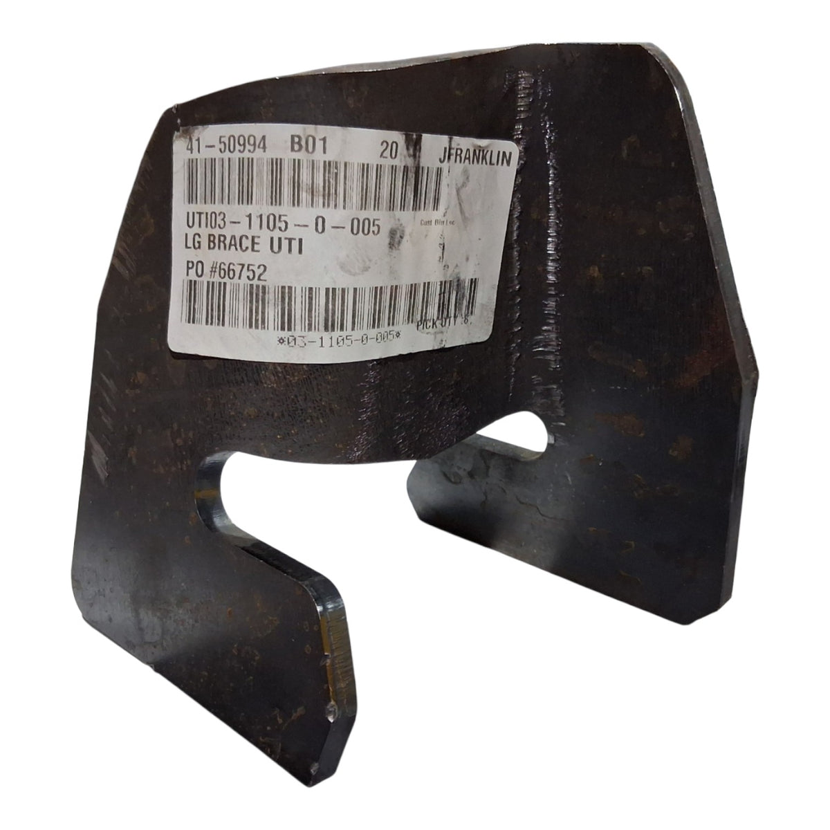UTILITY TRAILER LANDING GEAR BRACE PLATE BRACKET (RH) | 0311050005