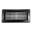 YOPAY 12"X6" BLACK FLOOR REGISTER - hvac parts - Freeman Liquidators - [product_description]