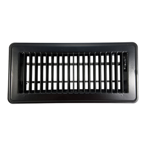 YOPAY 12"X6" BLACK FLOOR REGISTER - hvac parts - Freeman Liquidators - [product_description]