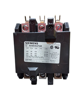 Siemens 42GE35AFGR — Definite Purpose Magnetic Contactor, 3‑Pole, 90A - HVAC - Freeman Liquidators - [product_description]