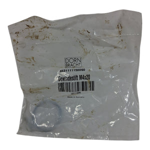 Dornbracht 0431111150090 O‑Ring with Threaded Bolts — M4×20 OEM Mounting Seal Kit