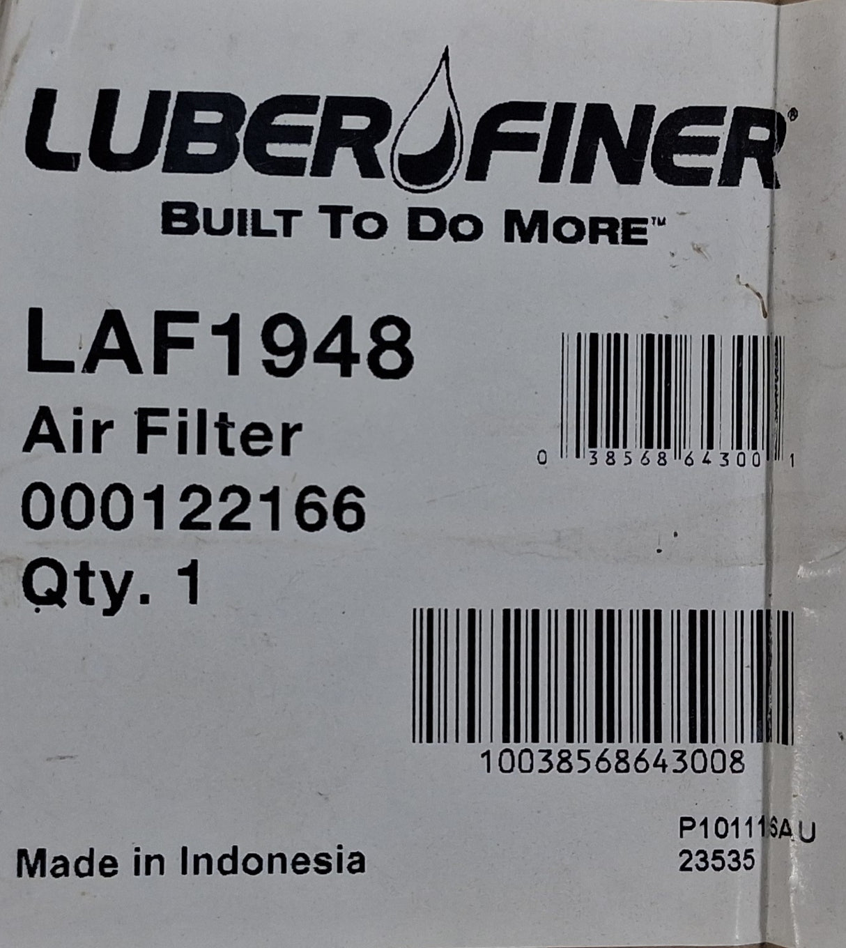 Luber‑Finer LAF1948 Heavy‑Duty Radial Seal Air Filter - Air Filters - Freeman Liquidators - [product_description]