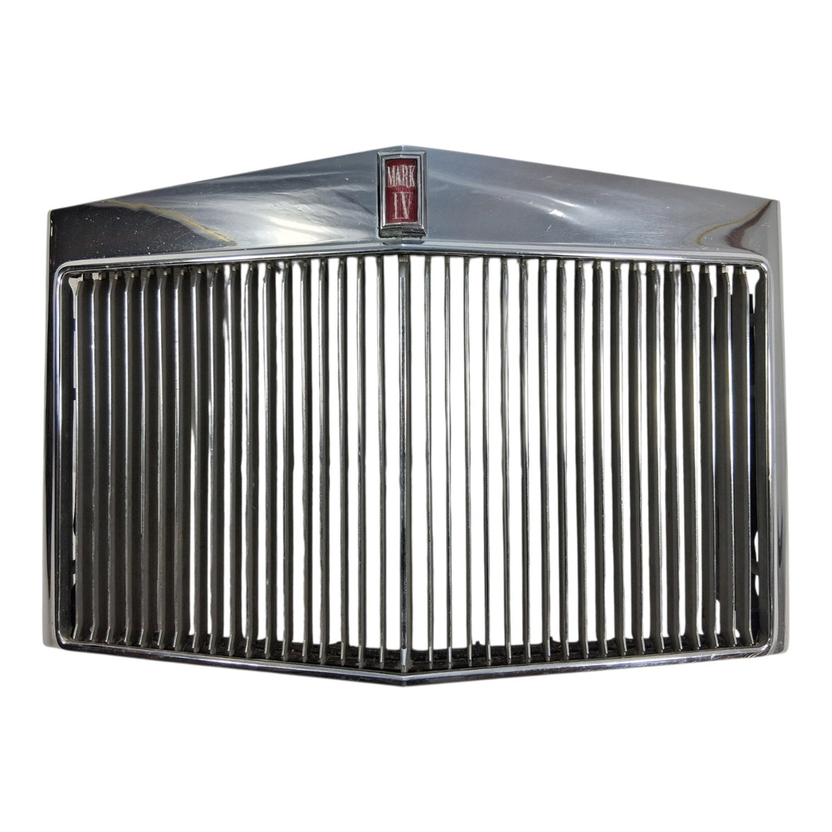 Classic 1973-1976 Lincoln Mark IV Chrome Front Grill Assembly – Genuine Vintage OEM Replacement